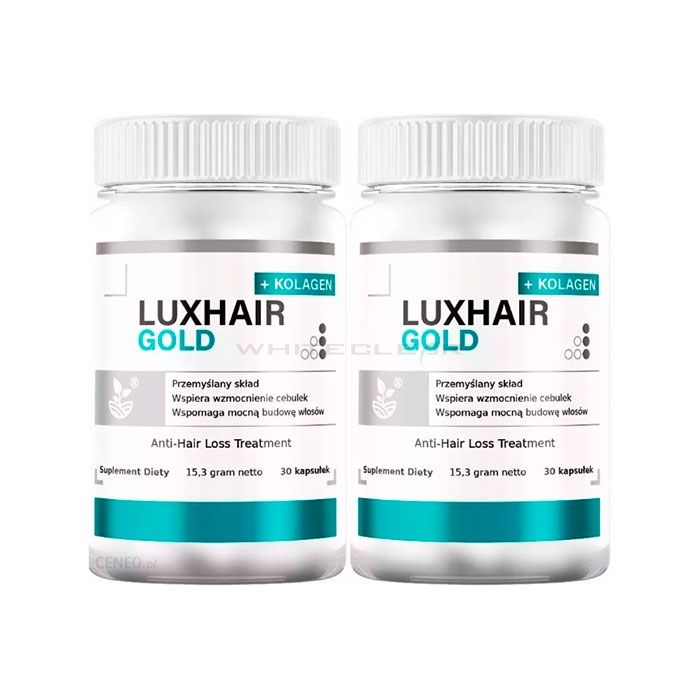 ❰★❱ LuxHair Gold - קפסולות לצמיחת שיער